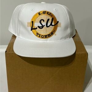 The Game “White and Gold” LSU Retro Circle Snapback Hat